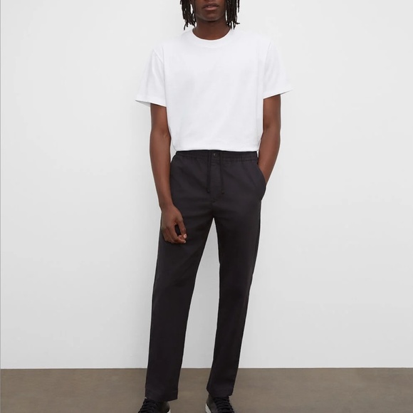 Elasticated Chinos - New With Tags - NEVER WORN - Black Solid